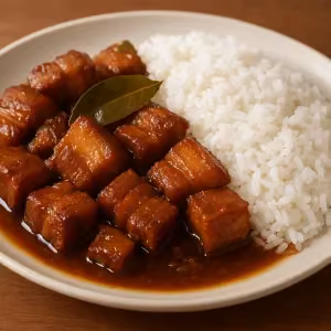 Pork Adobo with Rice