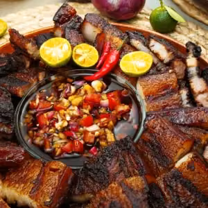 Grilled Pork Liempo with Rice