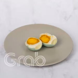 Salted Egg with Tomato Salad
