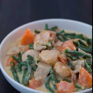 Ginataang Gulay with Rice