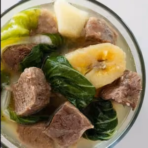 Nilagang Baka ( Beef Soup) with Rice