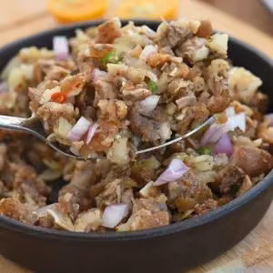 Pork Sisig with Rice