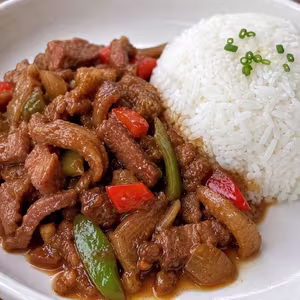Pork Igado with Rice