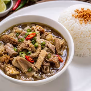 Papaitan with Rice